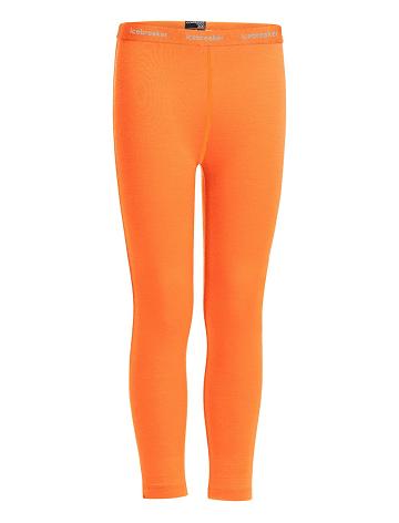 Leggings Icebreaker Merino 200 Oasis Thermal Enfant Orange | FR 1932TCEV